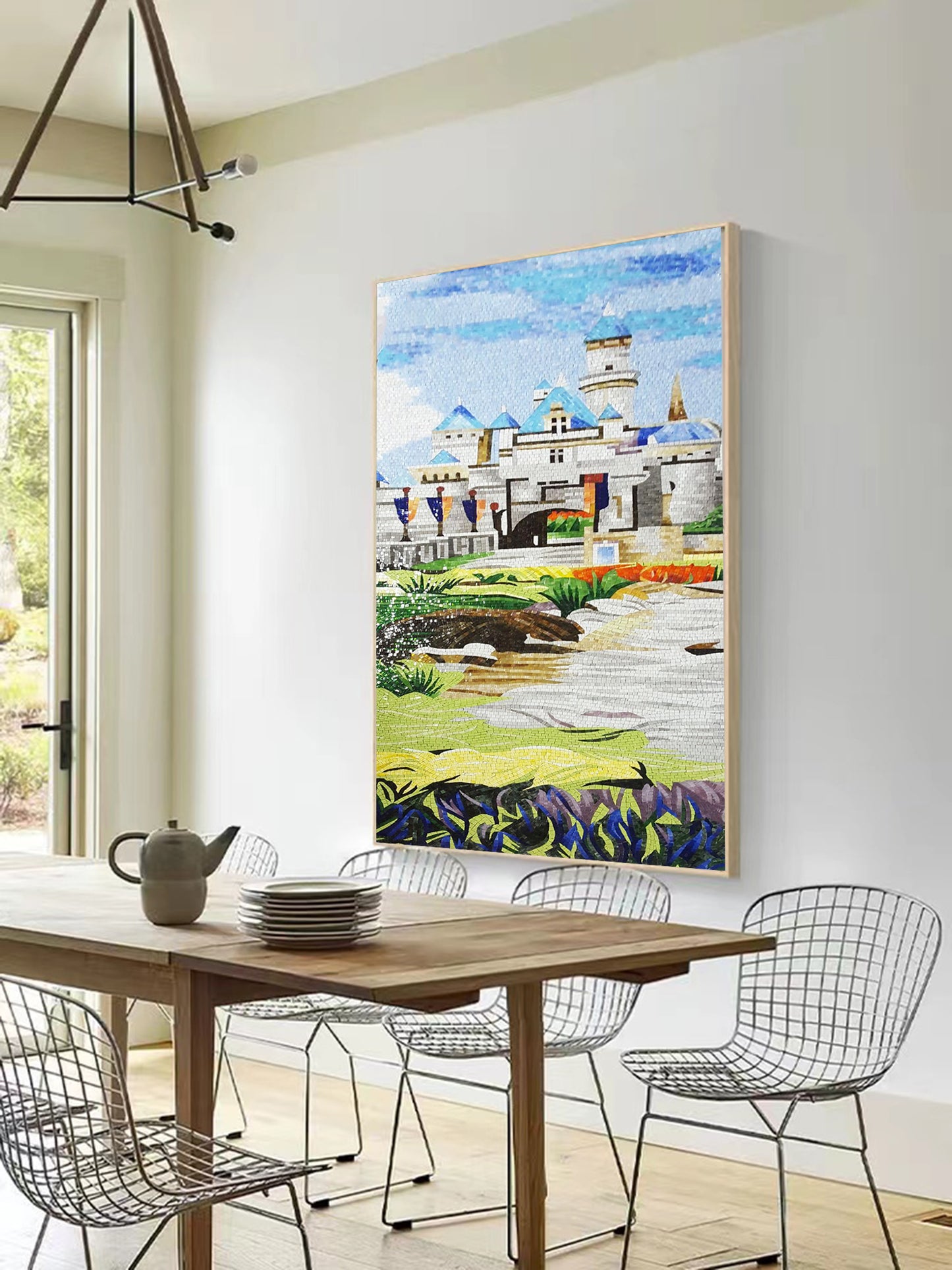 A Mosaic Art Joyfulness Glass materials Custom made size AJ28