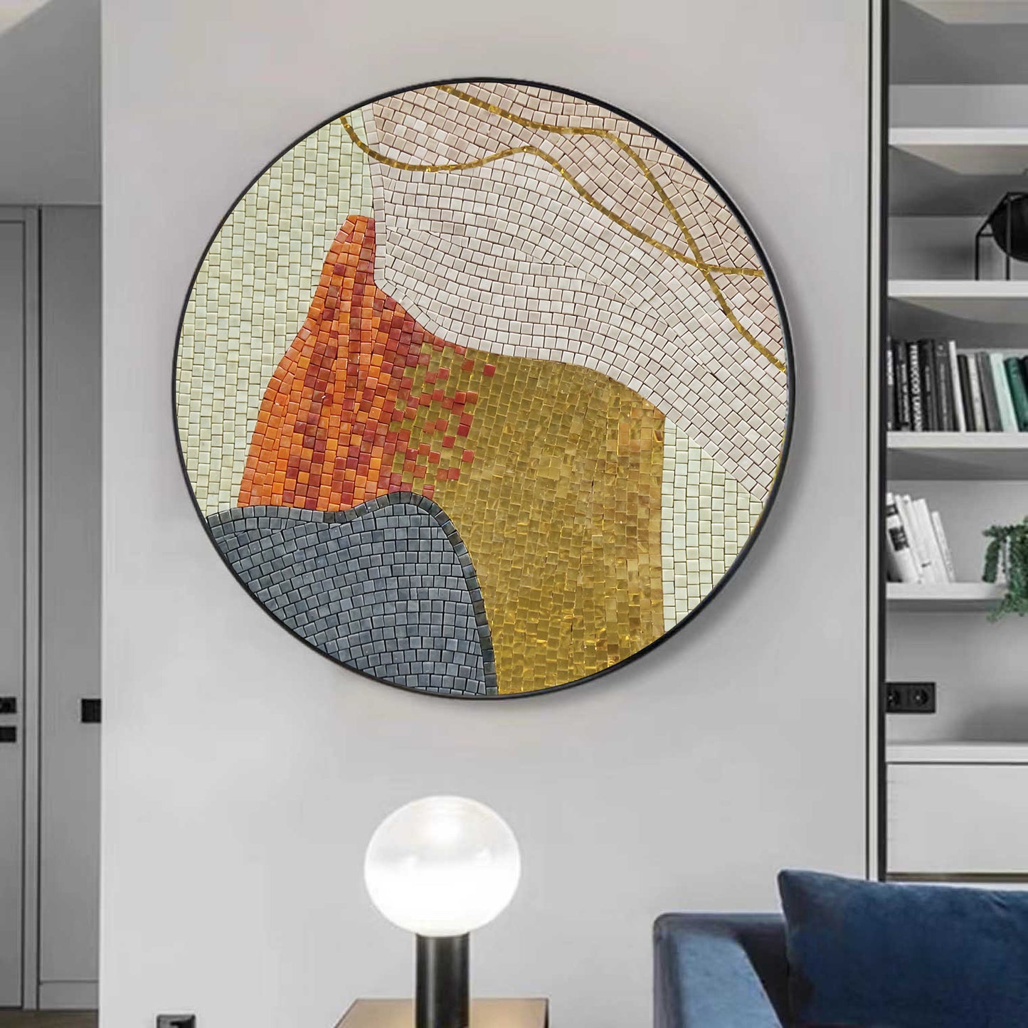 A Mosaic Art Detachment Glass materials Custom made size AJ17