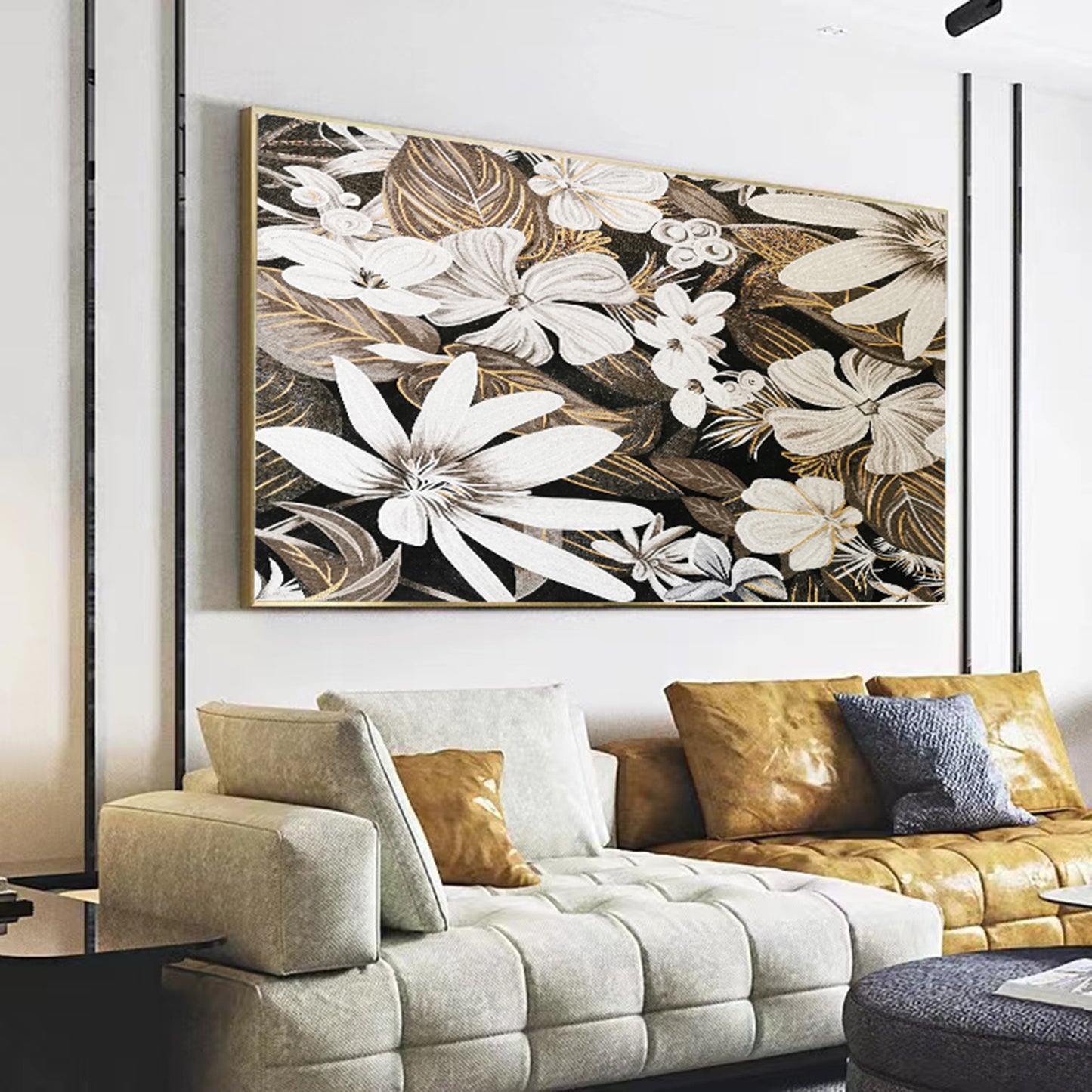 A Mosaic Art Multiflora Glass materials Custom made size AJ68