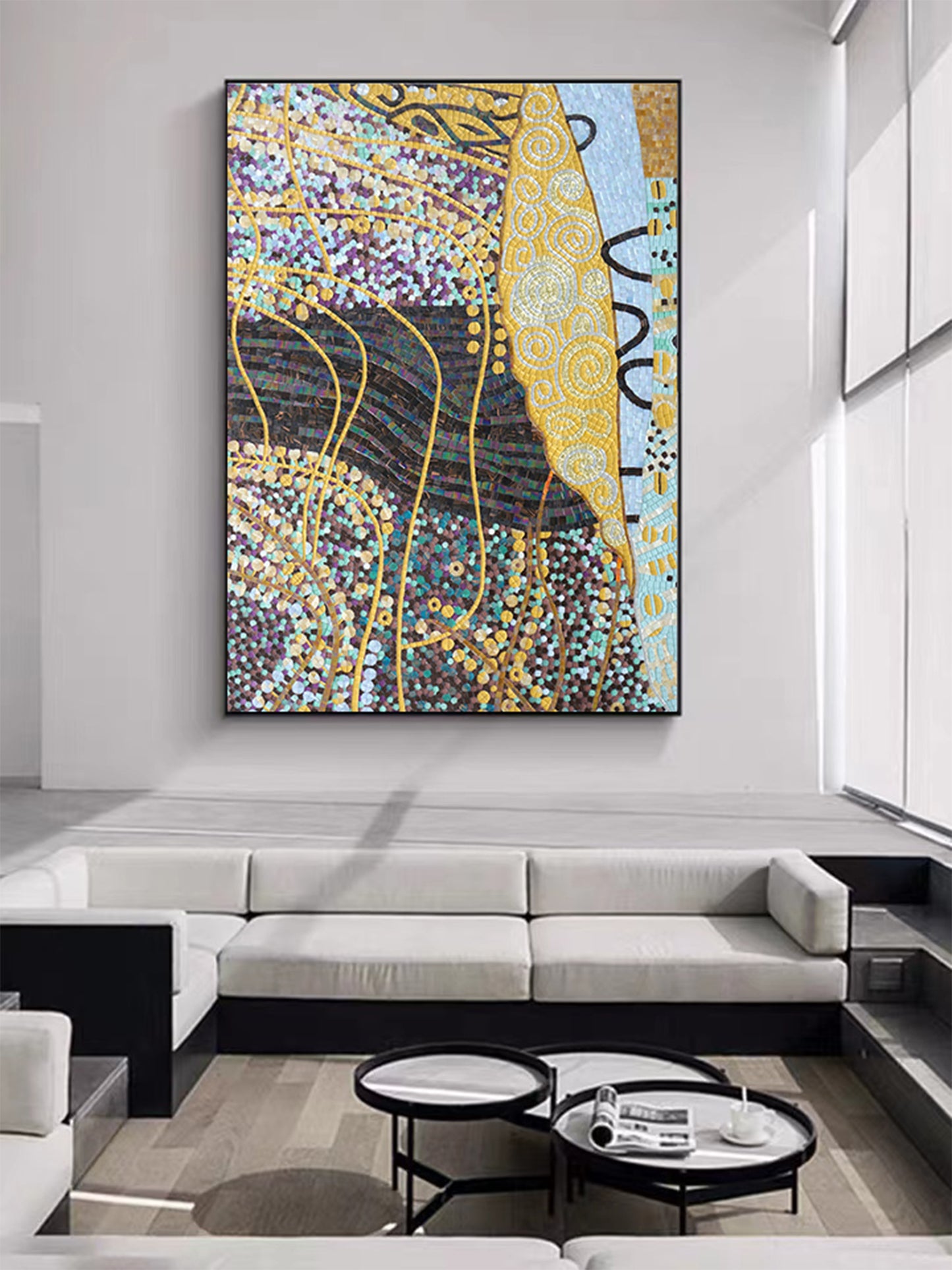 A Mosaic Art Confluence Glass materials Custom made size AJ93